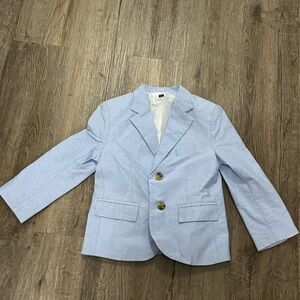 Janie and Jack linen blue blazer